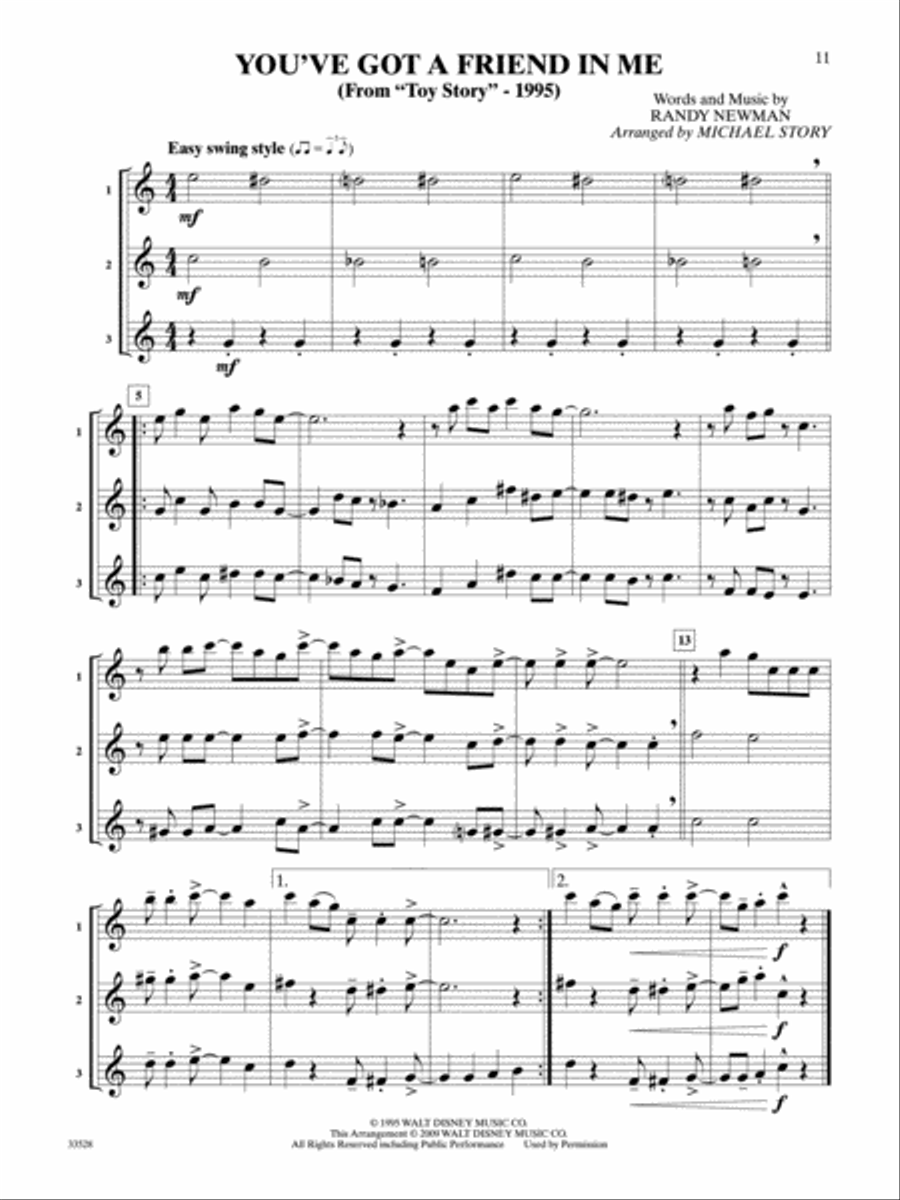 Movie Trios for All Small Ensemble scores gallery preview page 12