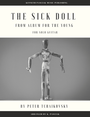 Book cover for The Sick Doll (for Solo Guitar)