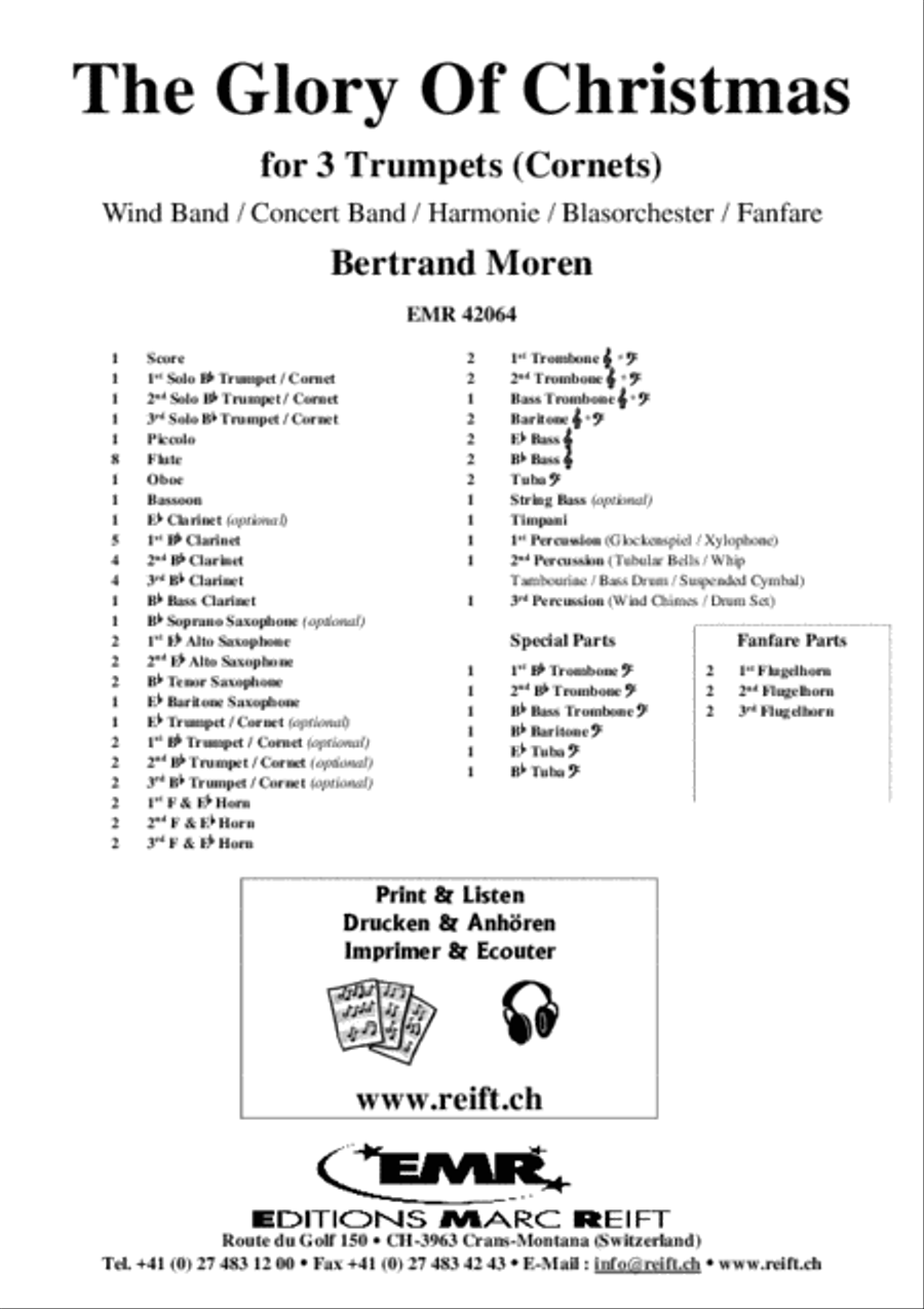 The Glory Of Christmas The Glory Of Christmas Concert Band scores gallery preview page 2