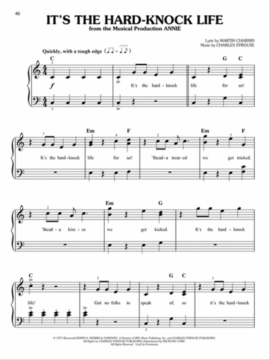 Broadway Songs for Kids - 2nd Edition Easy Piano scores gallery preview page 5