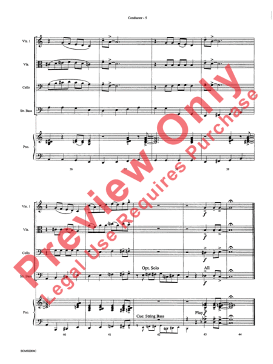 Don't Get Around Much Anymore String Orchestra scores gallery preview page 8