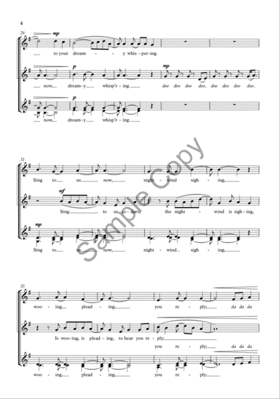 The Birds' Lullaby SSAA scores gallery preview page 4