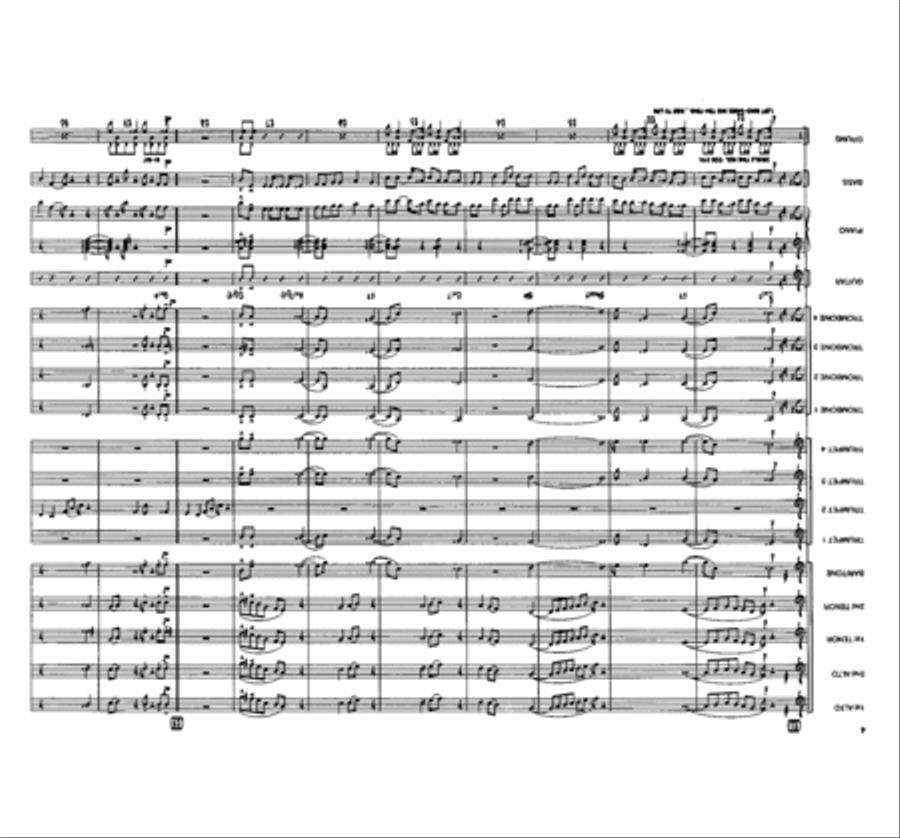 Beneath An Orange Moon Beneath An Orange Moon Jazz Ensemble scores gallery preview page 4