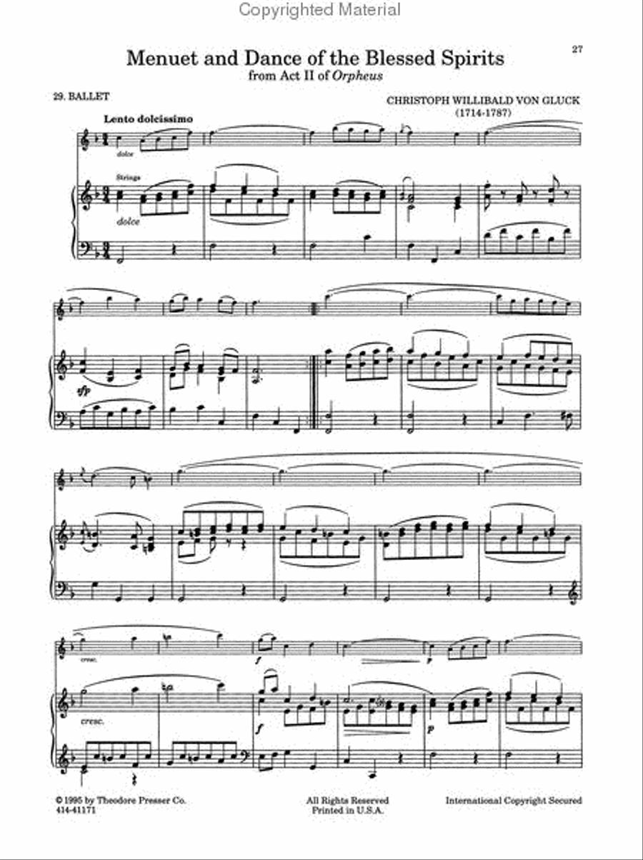 Orchestral Excerpts for Flute Chamber Music scores gallery preview page 5
