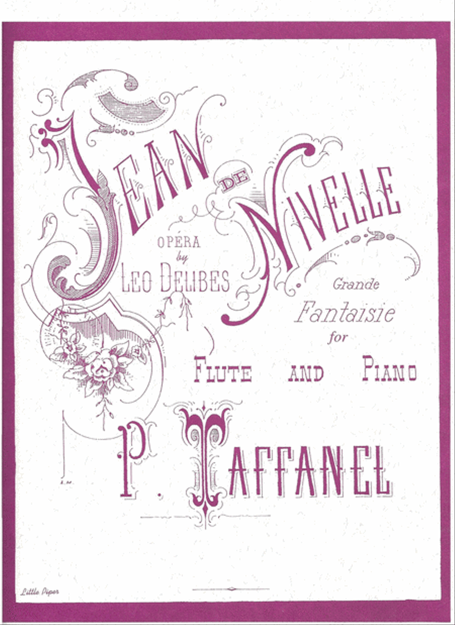 Fantasie De Niville Flute Solo scores gallery preview page 1