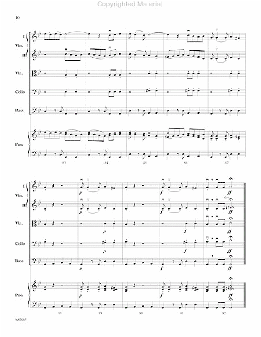 Tango Espressivo String Orchestra scores gallery preview page 11