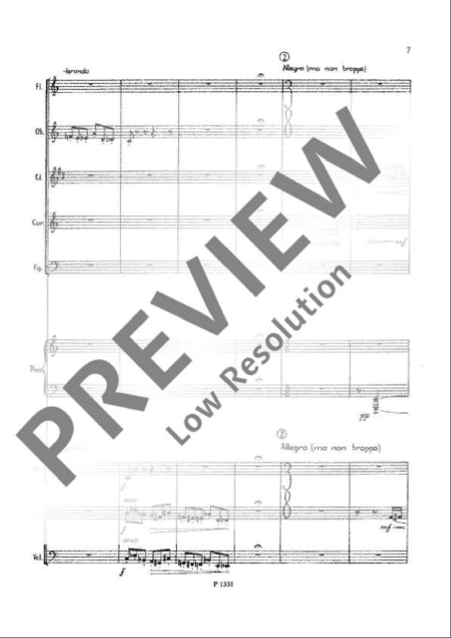 Nonet Piano scores gallery preview page 8