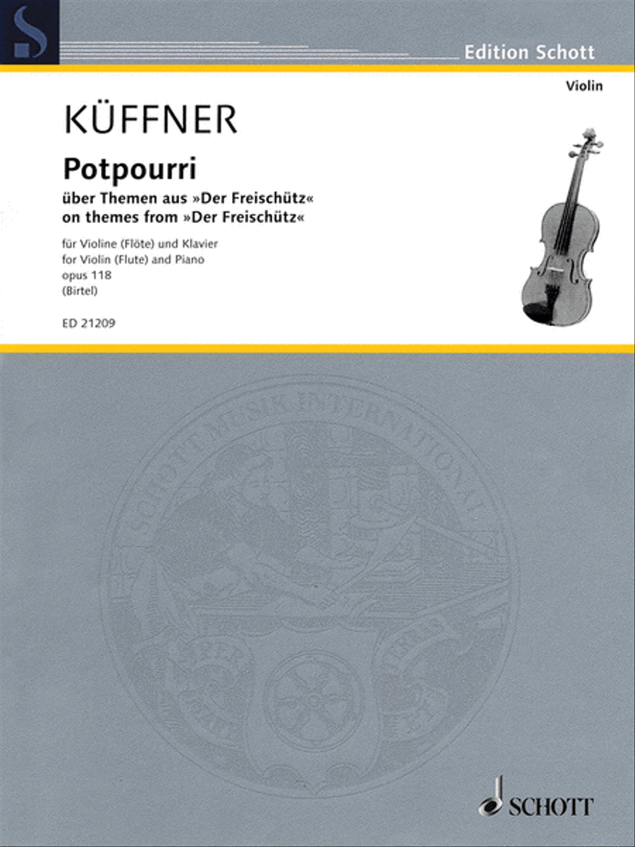 Potpourri Op. 118 on Themes from Der Freischutz Flute scores gallery preview page 1