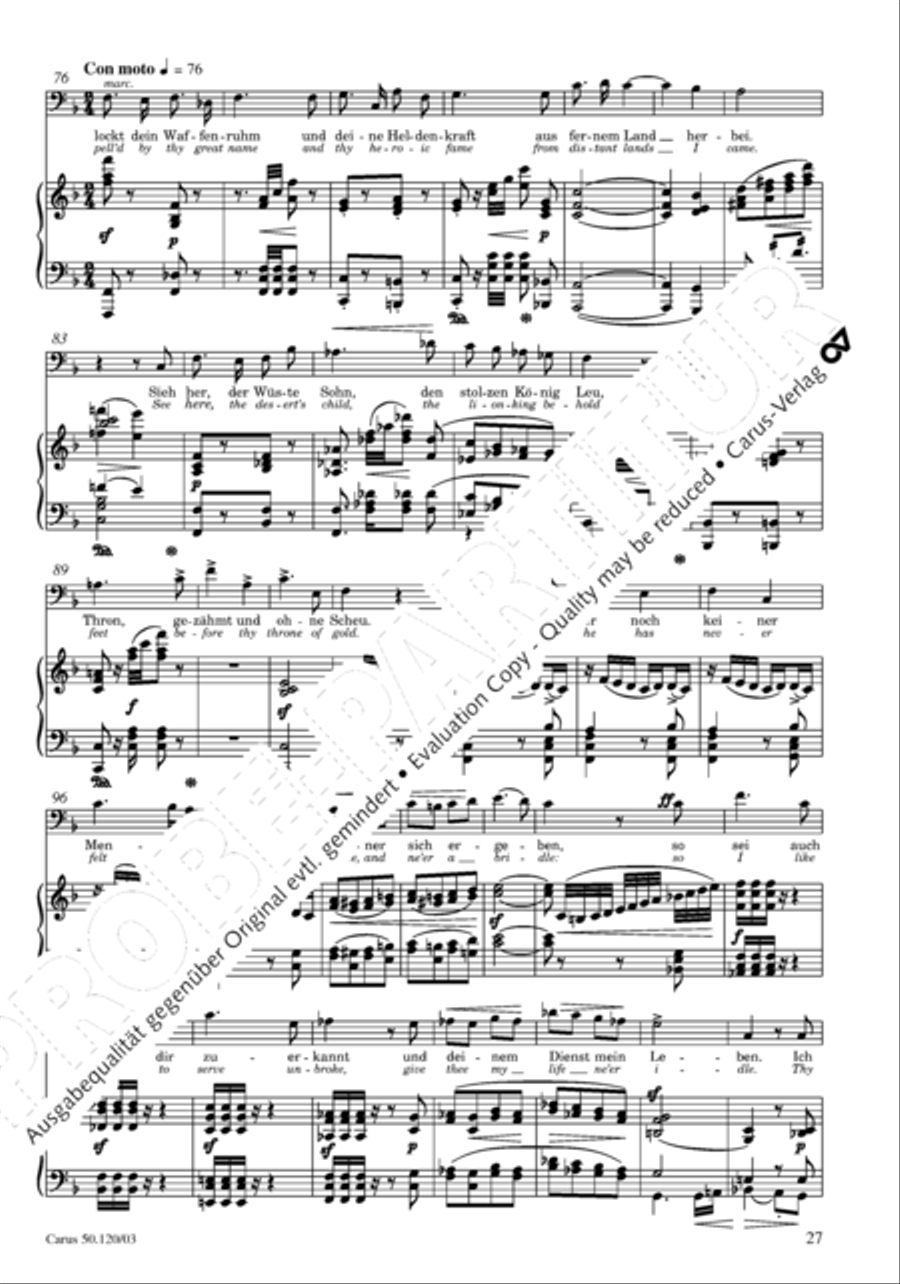 Christoforus + Das Tochterlein des Jairus (Gesamtausgabe, Bd. 9) 4-Part scores gallery preview page 28