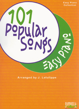Book cover for 101 Popular Songs for Easy Piano