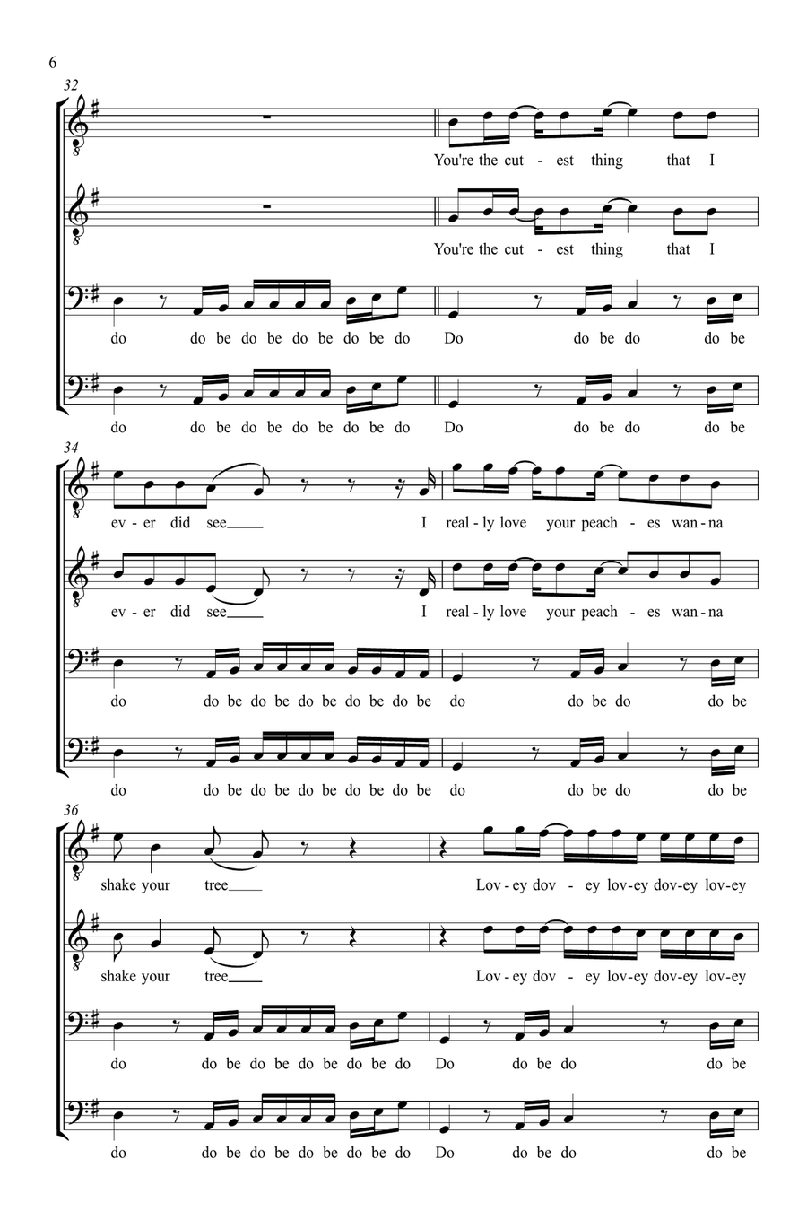 The Joker (arr. Anna Tabbush) TTBB scores gallery preview page 6
