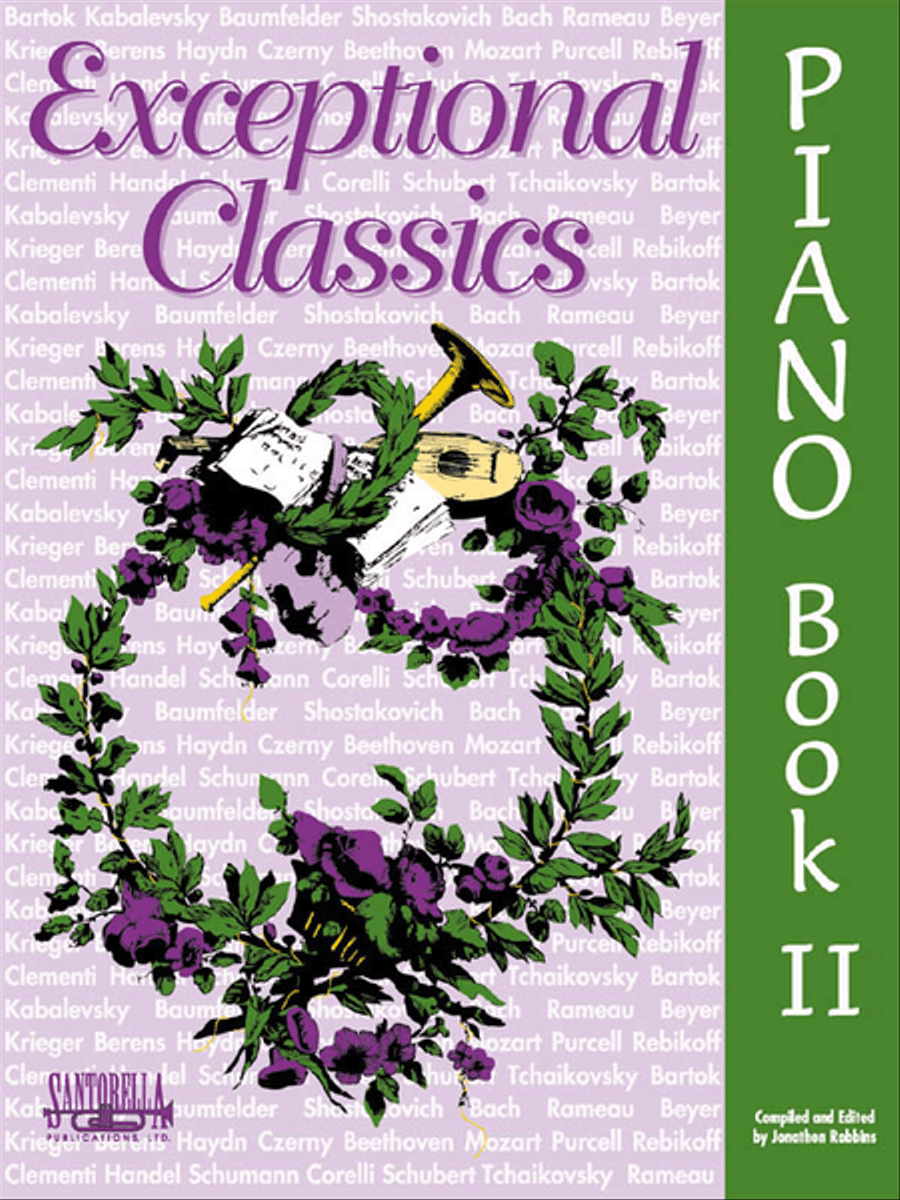 Exceptional Classics for Piano * Level 2 Easy Piano scores gallery preview page 1