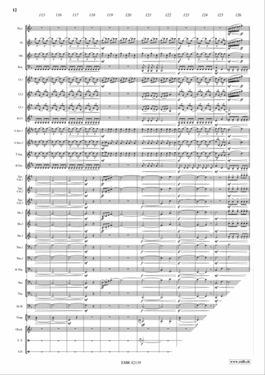Back To Gaya Concert Band scores gallery preview page 6