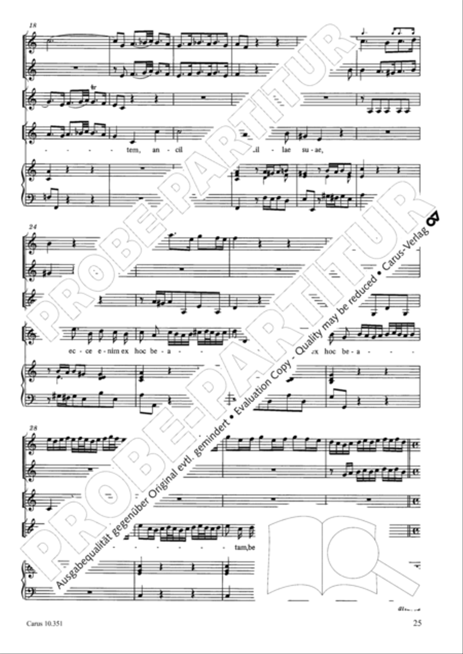 Magnificat Magnificat 4-Part scores gallery preview page 26