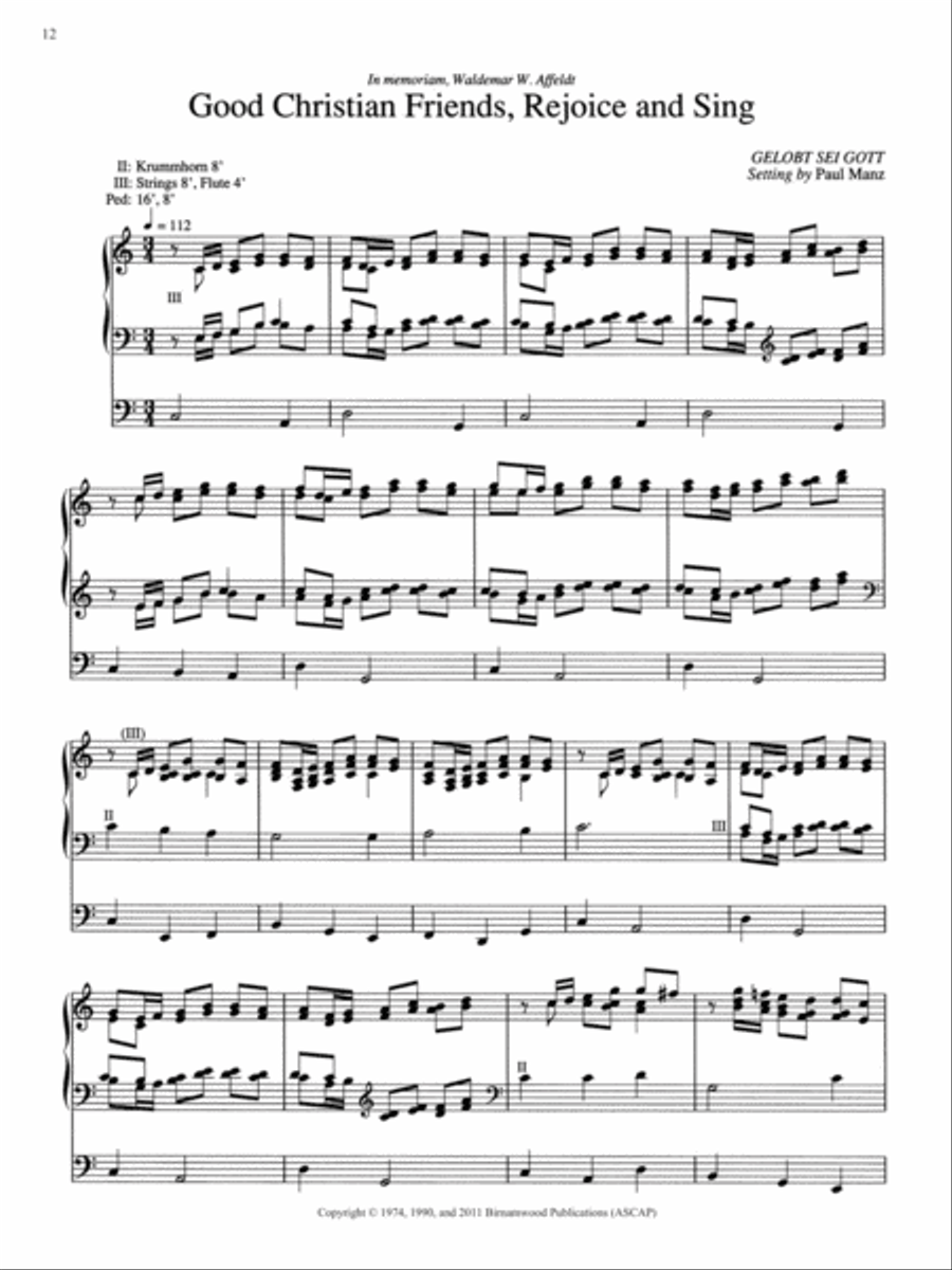 Ten Chorale Improvisations, Set 5 Organ scores gallery preview page 5