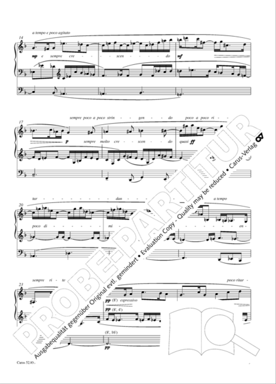 12 Stucke, Op. 59 Heft 1 Organ Solo scores gallery preview page 10