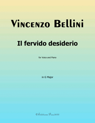 Il fervido desiderio, by Bellini, in G Major