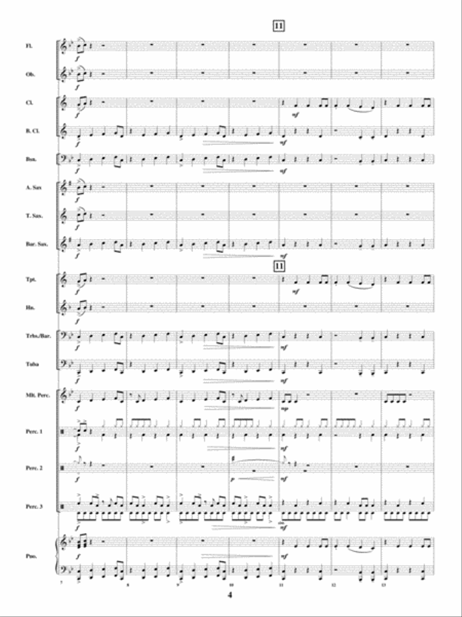 Surge Concert Band scores gallery preview page 3