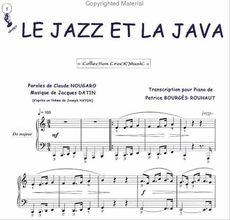 Le jazz et la java (Collection CrocK'MusiC) Piano Solo scores gallery preview page 2