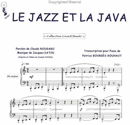 Le jazz et la java (Collection CrocK'MusiC) image number null