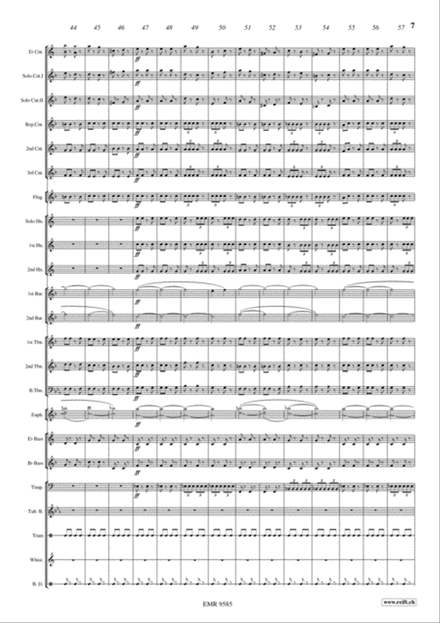 Copenhagen Steam Railway Galop Brass Band scores gallery preview page 8