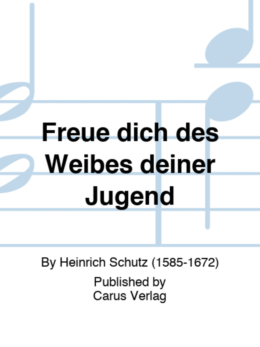 Freue dich des Weibes deiner Jugend Trombone scores gallery preview page 1
