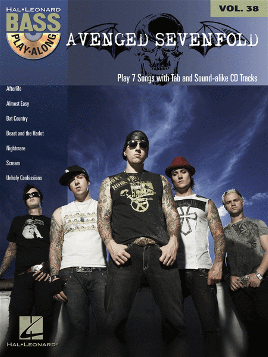 Avenged Sevenfold Bass Guitar Tablature scores gallery preview page 1