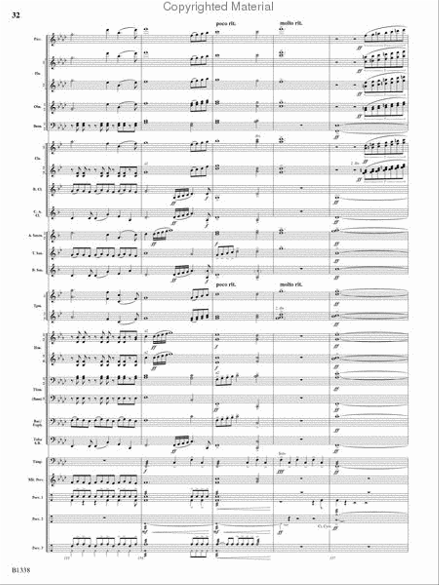 Rock Springs Saga Rock Springs Saga Concert Band scores gallery preview page 30