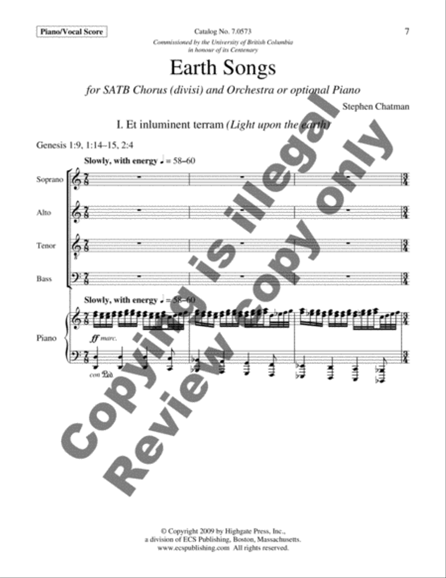 Earth Songs Divisi scores gallery preview page 13