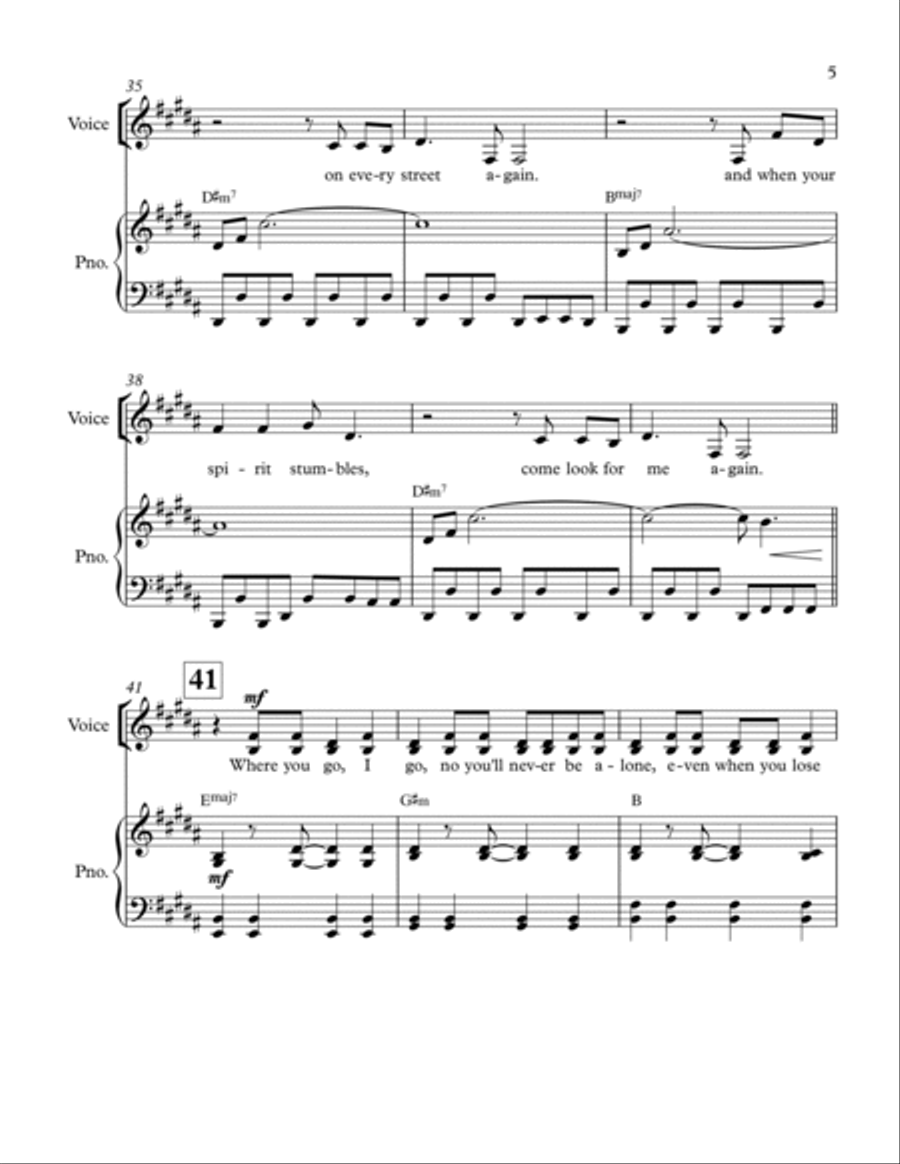 All Of Us Piano, Vocal, Guitar scores gallery preview page 5