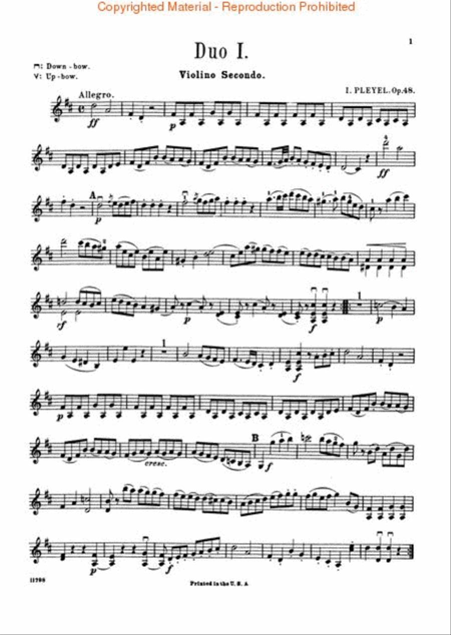 Six Little Duets, Op. 48 Six Little Duets, Op. 48 String Duet scores gallery preview page 3