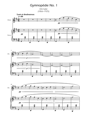 Gymnopedie No. 1 - Oboe Solo