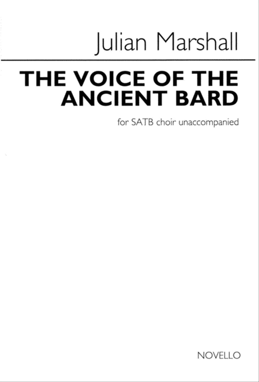The Voice of the Ancient Bard 4-Part scores gallery preview page 1