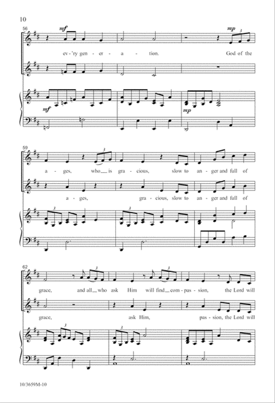 God of the Ages God of the Ages 2-Part scores gallery preview page 11