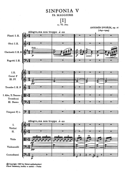 Symphony No. 5 F major op. 76