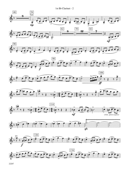 Primordial Overture: 1st B-flat Clarinet