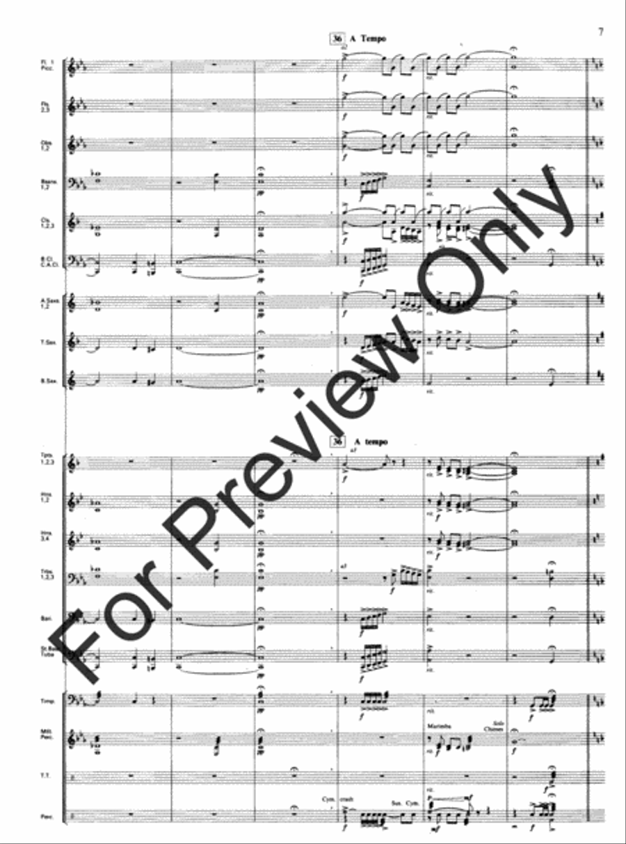 Emmanuel Variants Concert Band scores gallery preview page 9