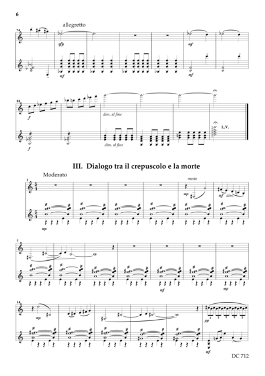 Tre dialoghi Veneziani for clarinet and guitar Clarinet scores gallery preview page 6