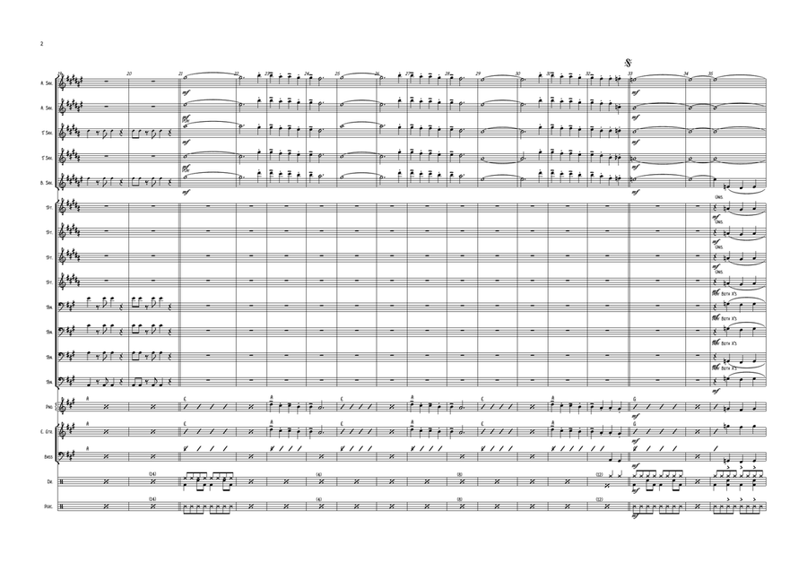 River Deep - Mountain High Jazz Ensemble scores gallery preview page 2