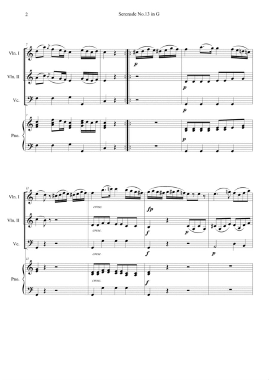 Serenade No.13 