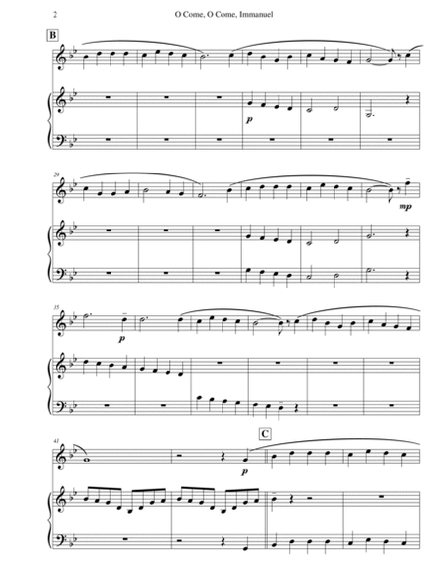 O Come, O Come, Immanuel (Emmanuel) - Vibraphone & Piano image number null
