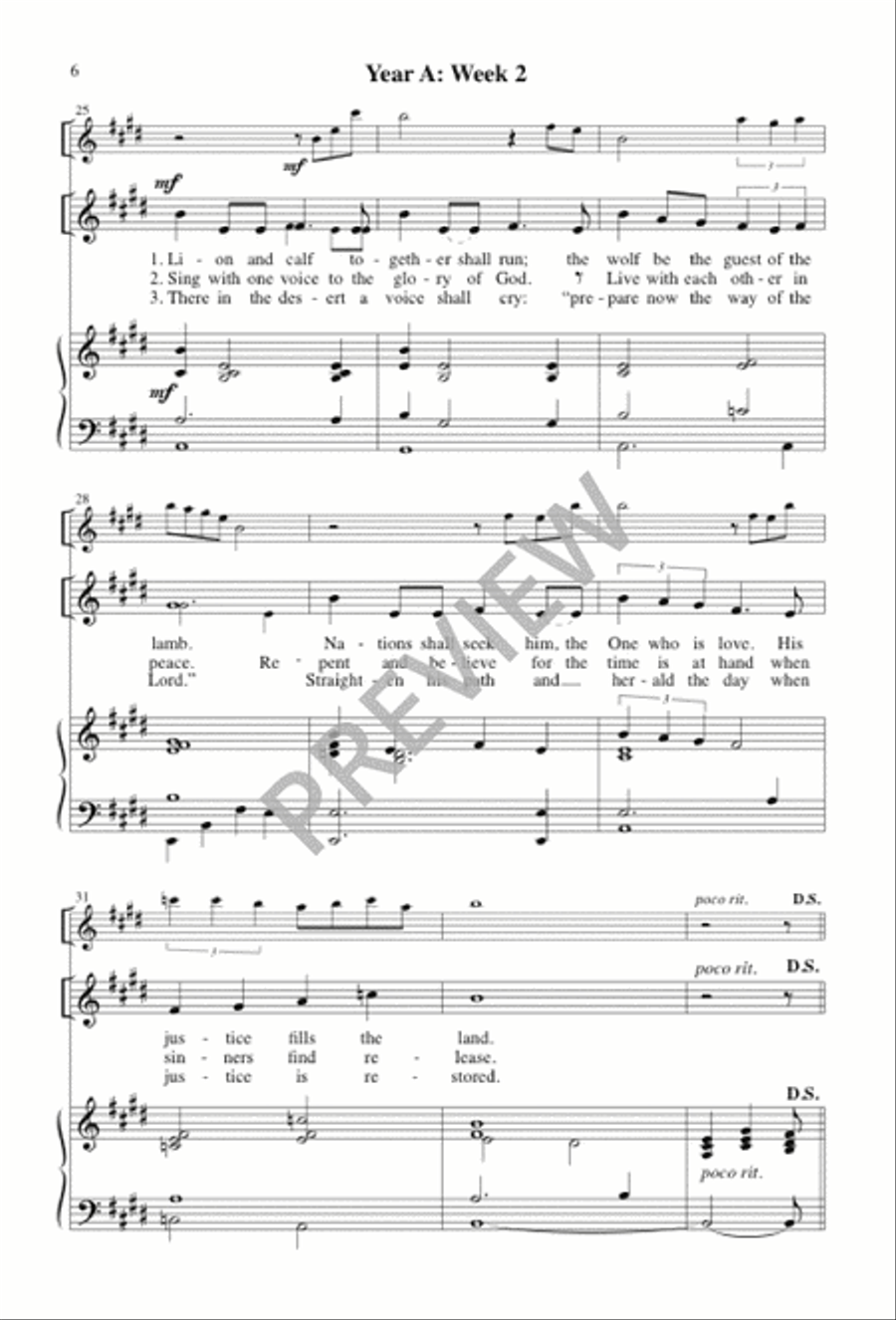 Awake, O Sleeper Awake, O Sleeper 3-Part scores gallery preview page 5