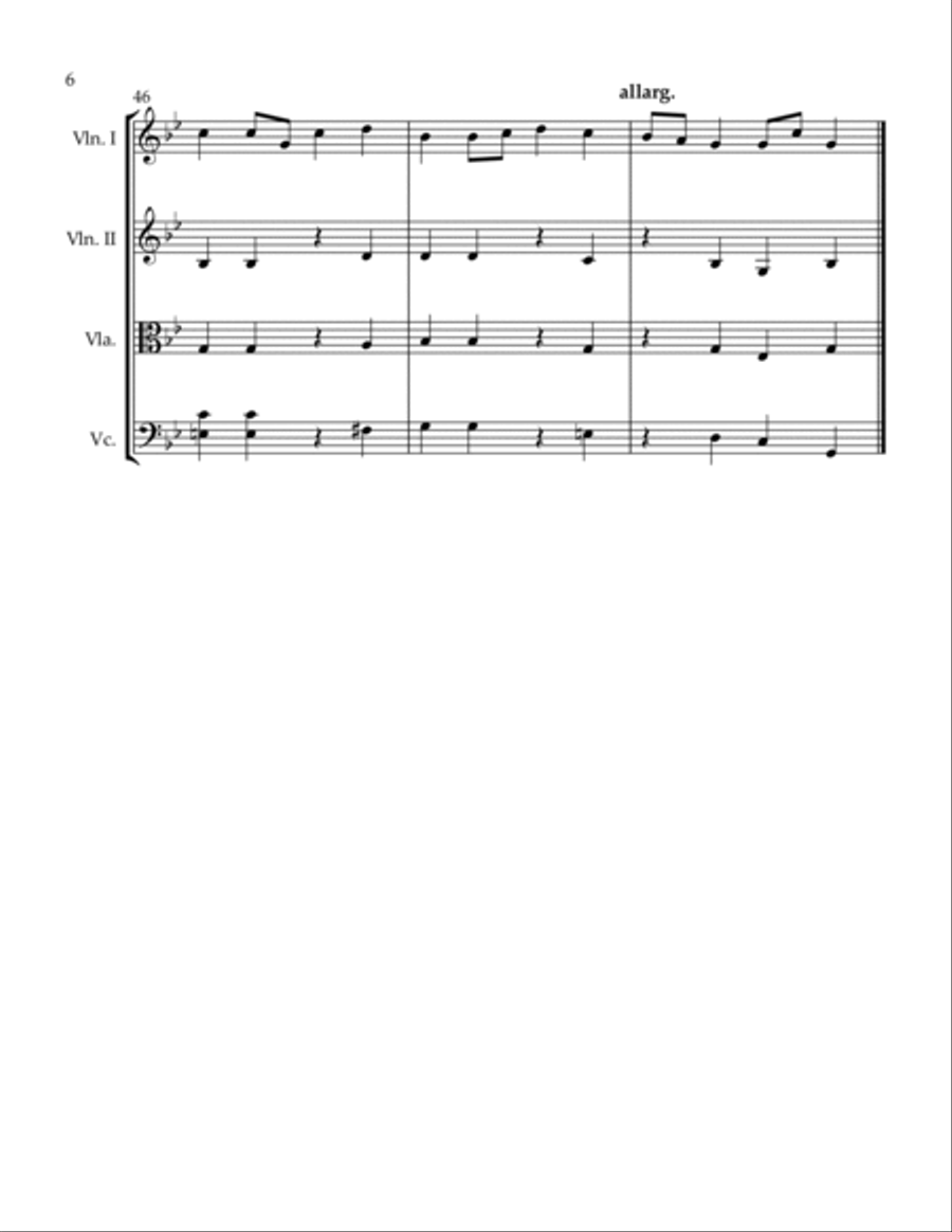 3 Quartets I Danced with a Pig I Vow to Thee Vigorous Dance String Quartet scores gallery preview page 6