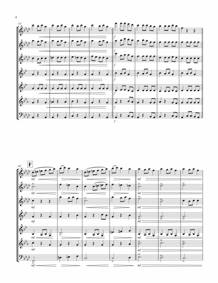 Carol of the Bells (F min) (Woodwind Septet - 1 Flute, 2 Oboe, 2 Clar, 1 Hrn, 1 Bassoon) image number null