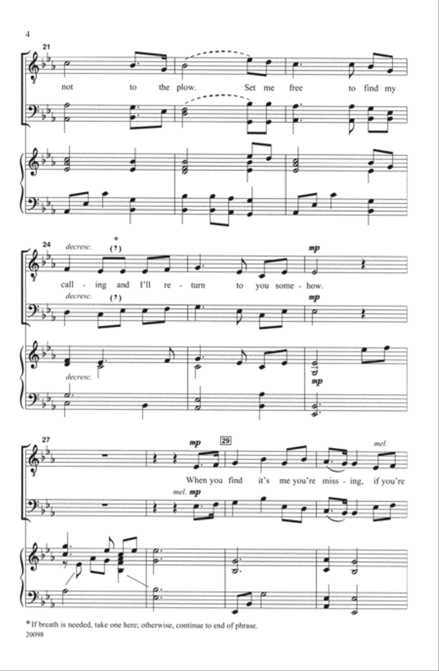 Homeward Bound Choir scores gallery preview page 3