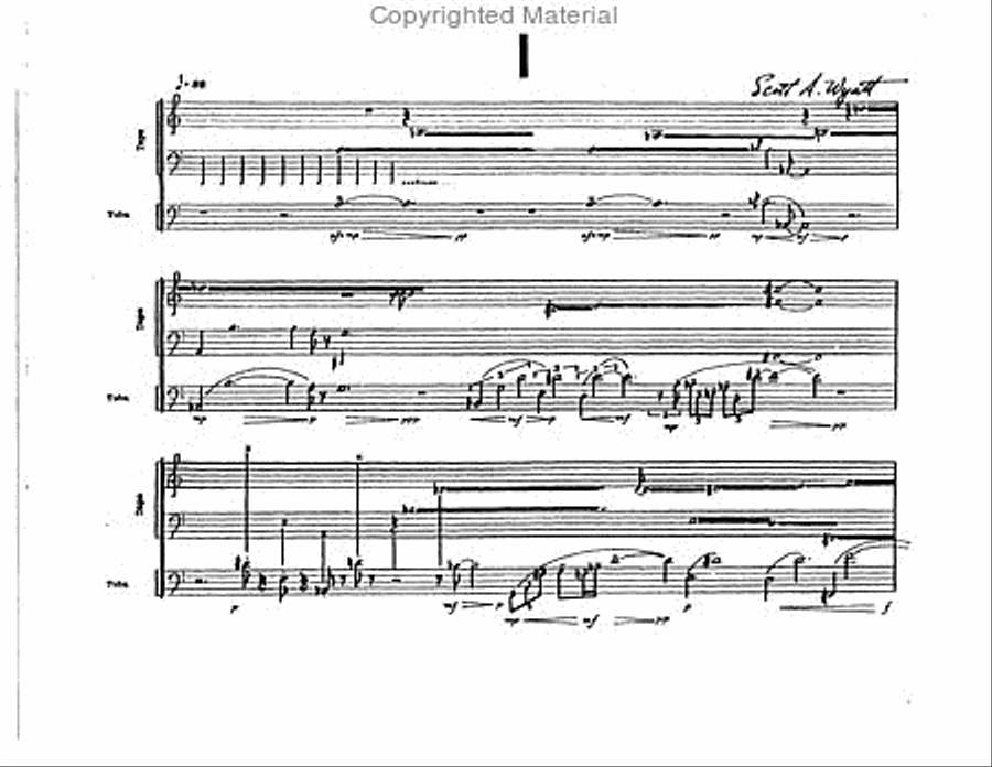 Three for One Tuba scores gallery preview page 3