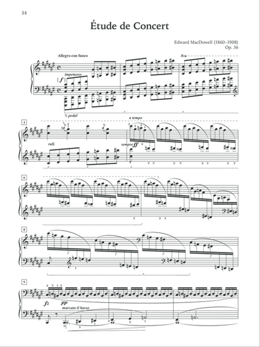 Classics for the Advancing Pianist -- Edward MacDowell, Book 3 Piano Solo scores gallery preview page 10