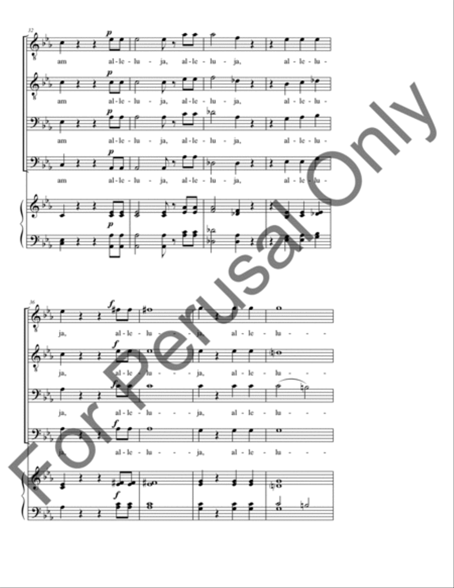 Three Graduals TTBB scores gallery preview page 6