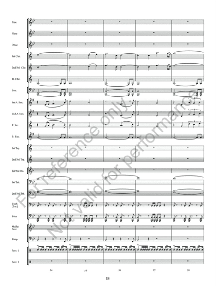 Sun Valley Flourish Concert Band scores gallery preview page 15