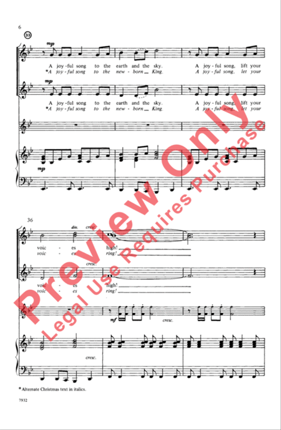 Sing a Joyful Song 2-Part scores gallery preview page 5